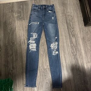 American Eagle- Curvy Super High Rise Jegging- size 0L